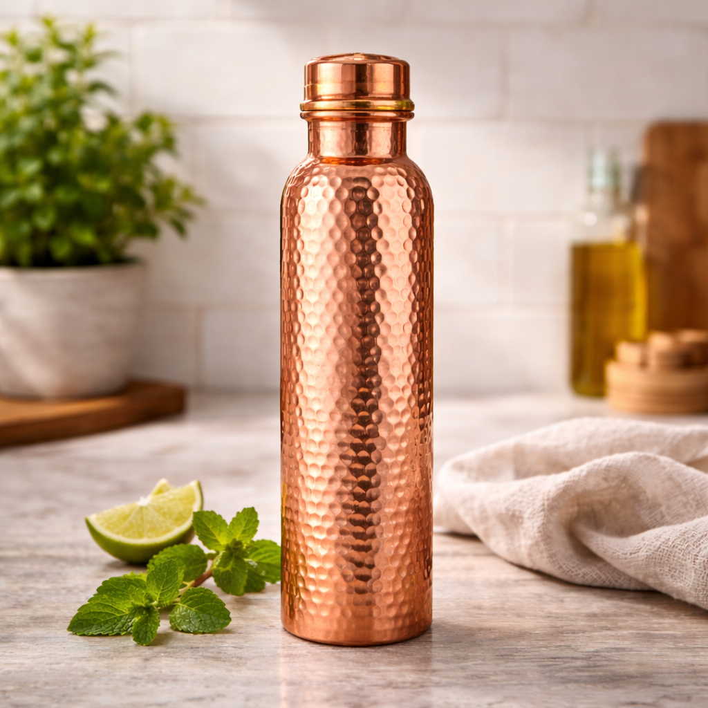 Copper Water Bottle 1L